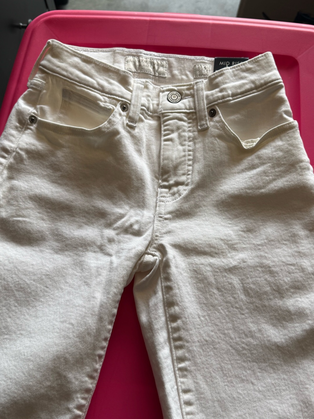 Lucky Brand White Mid Rise Women's Jeans NWT